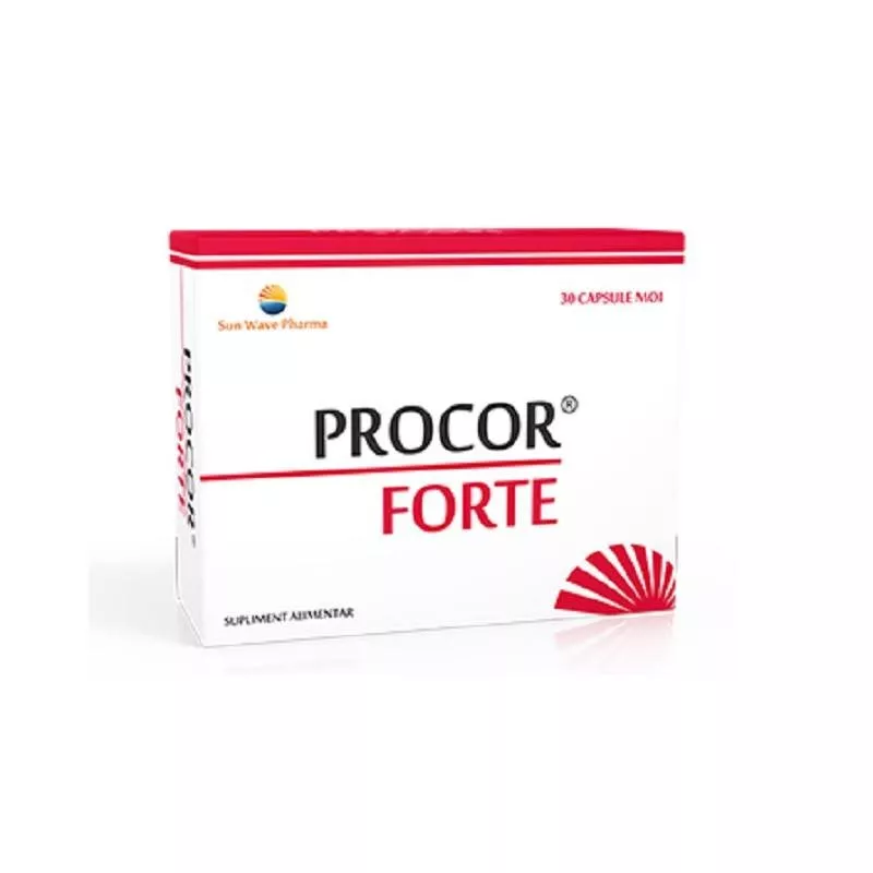 PROCOR FORTE PROTECTOR CARDIOVASCULAR NATURAL, 30 CAPSULE, [],farmacom.ro