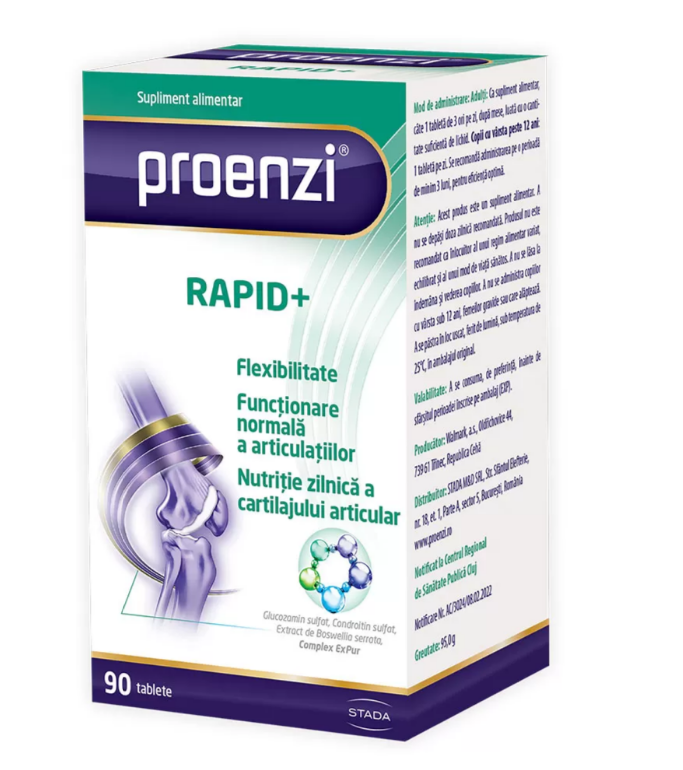 PROENZI RAPID PLUS, 90 TABLETE, [],farmacom.ro