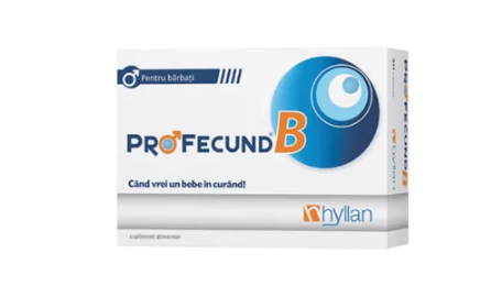 Profecund B pentru barbati, 30 capsule, Hyllan, [],farmacom.ro