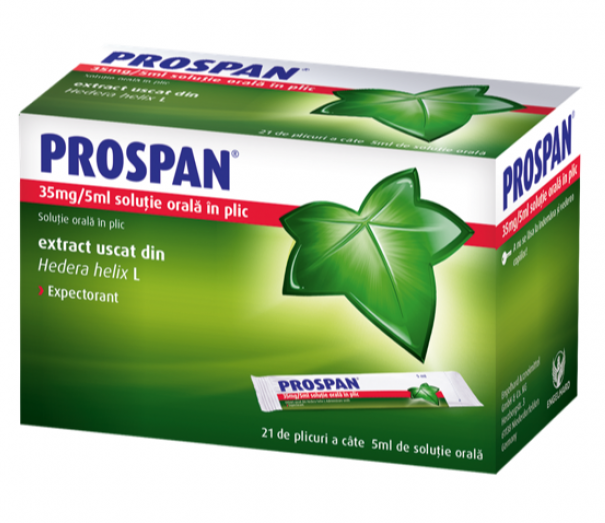 Prospan solutie orala, 5 ml, 21 plicuri, [],farmacom.ro