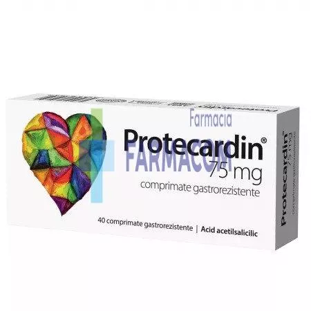 Protecardin 75 mg, 40 comprimate, Biofarm, [],farmacom.ro