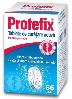 PROTEFIX TABLETE DE CURATARE * 66 TB, [],farmacom.ro