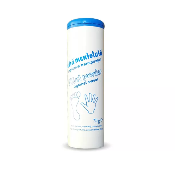 PUDRA MENTOLATA IMPOTRIVA TRANSPIRATIEI * 75 G MEBRA, [],farmacom.ro