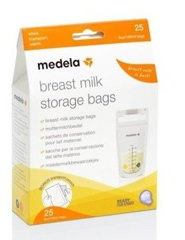 PUNGI DE COLECTARE LAPTE MATERN * 25 BUC PUMP&SAVE MEDELA, [],farmacom.ro