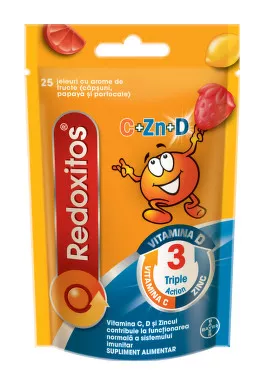 REDOXITOS TRIPLE ACTION * 25 JELEURI, [],farmacom.ro