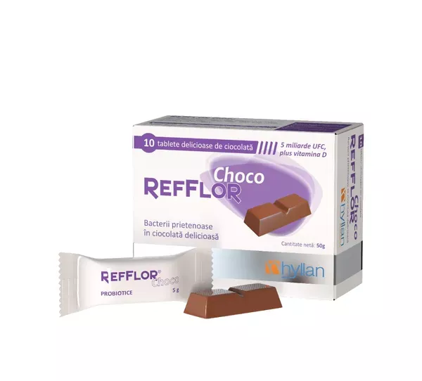 REFFLOR CHOCO * 10 TB, [],farmacom.ro