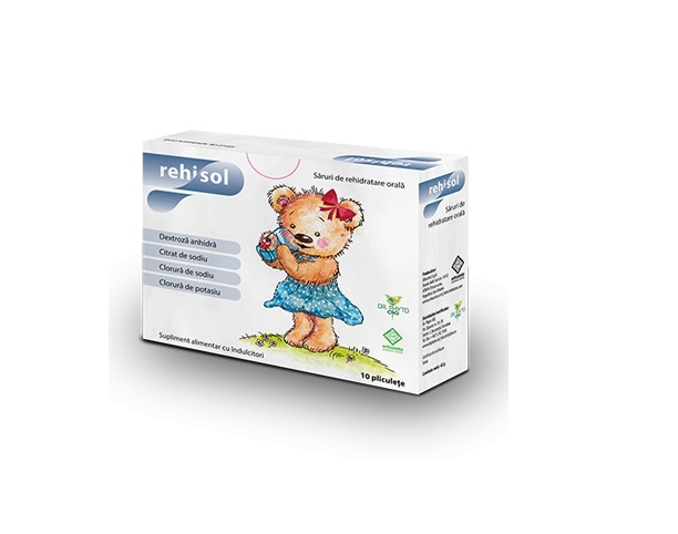 Saruri de rehidtratare Rehisol, 10 plicuri, Dr. Phyto, [],farmacom.ro
