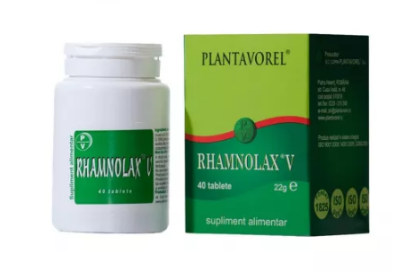 Rhamnolax V, 40 comprimate, Plantavorel, [],farmacom.ro