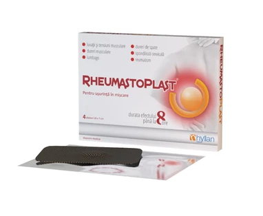 Rheumastoplast, 4 plasturi, Hyllan, [],farmacom.ro