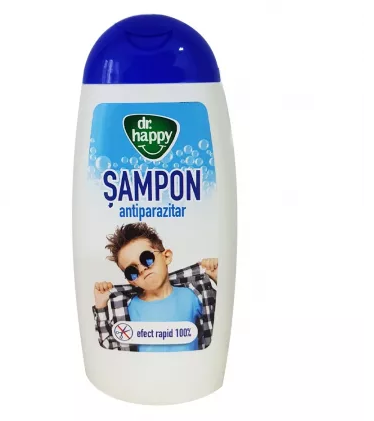 SAMPON ANTIPARAZITAR DR.HAPPY+ PIEPTENE GRATIS * 270 ML, [],farmacom.ro