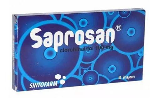 SAPROSAN 100 MG * 10 DR SINTOFARM, [],farmacom.ro