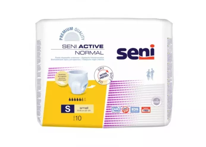 SCUTECE AD SENI ACTIVE CHILOT ELASTIC NORMAL SMALL * 10 BUC, [],farmacom.ro