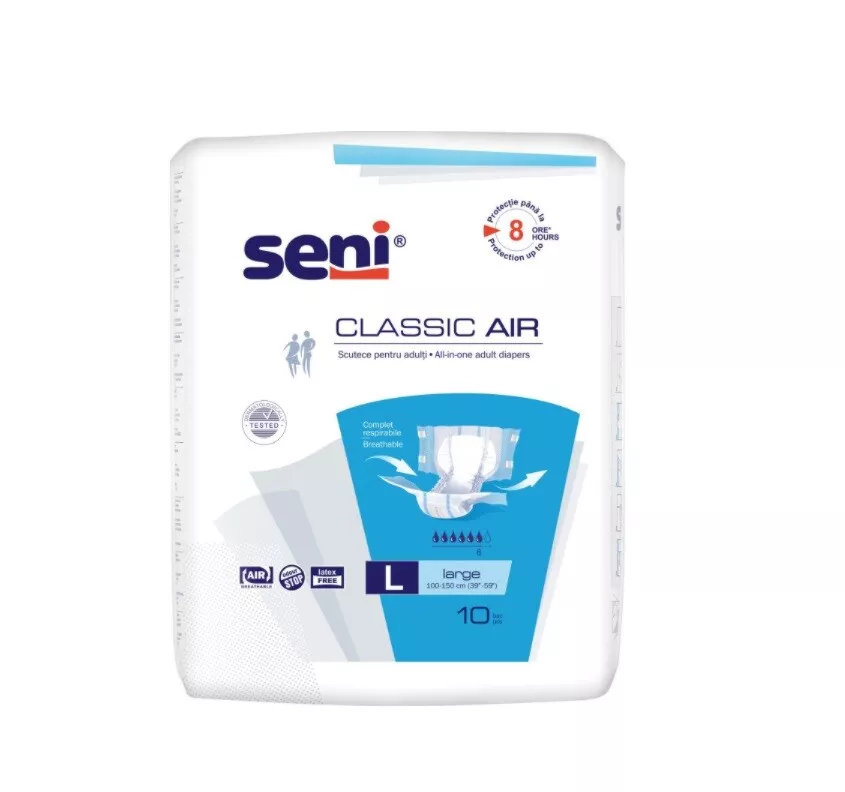SCUTECE AD SENI CLASSIC AIR LARGE * 10 BUC, [],farmacom.ro