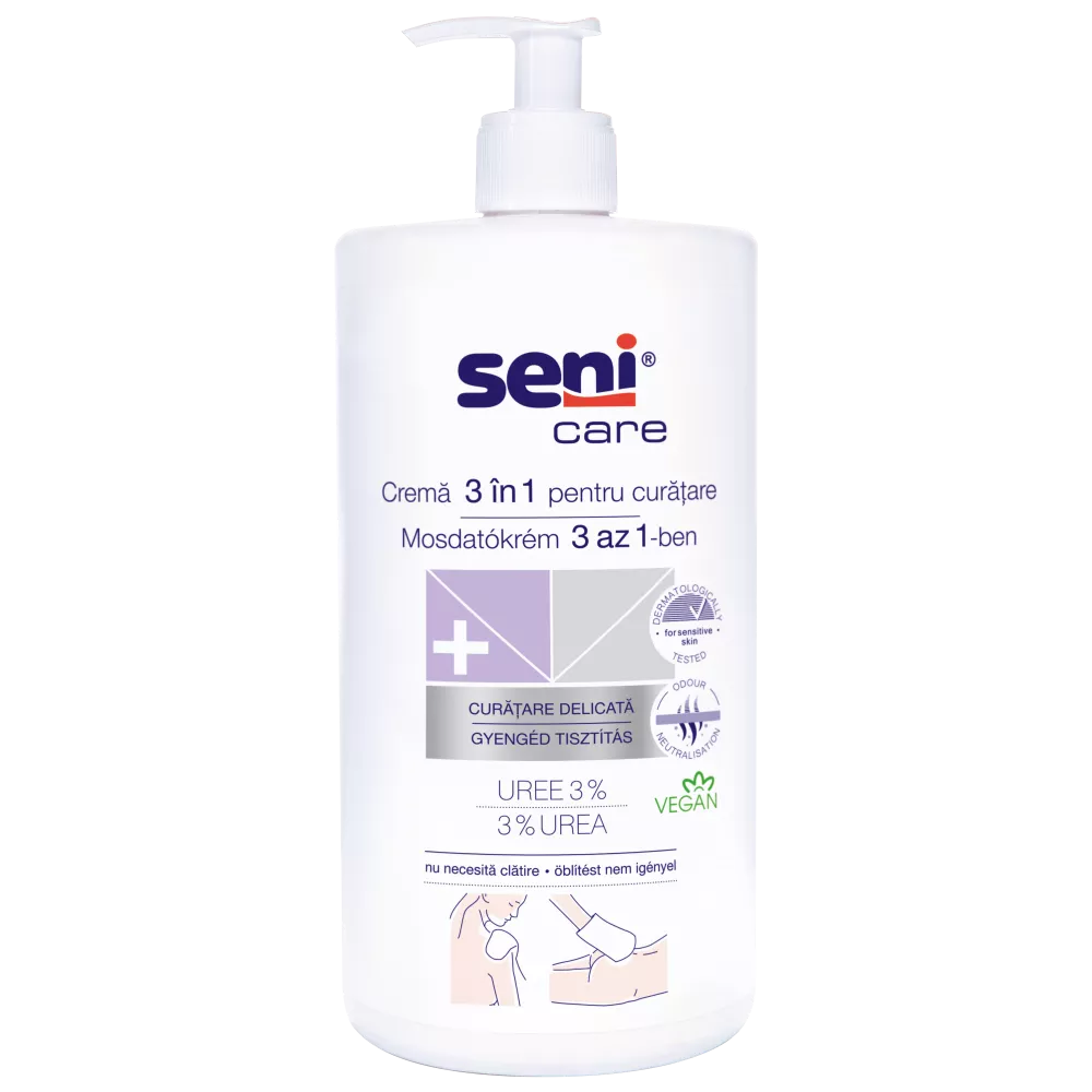 SENI CARE CREMA CURATARE CORP 3 IN 1 * 1000 ML 1114, [],farmacom.ro