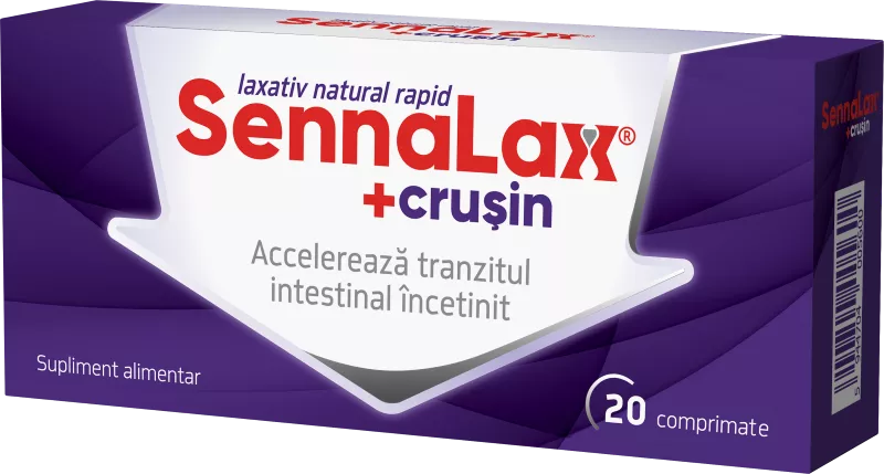 SENNALAX PLUS CRUSIN, 20 COMPRIMATE, BIOFARM, [],farmacom.ro