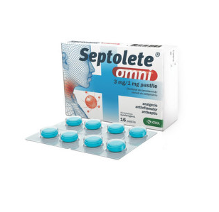 Septolete Omni Eucalipt, 3 mg / 1mg 16 comprimate, Krka, [],farmacom.ro