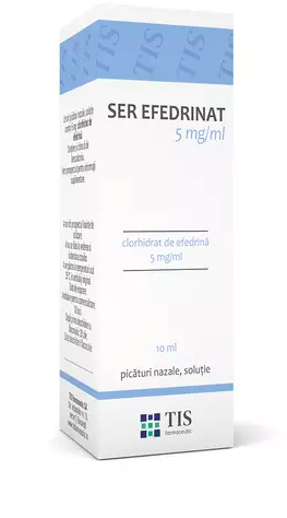 SER EFEDRINAT 0,5% * 10 ML TIS, [],farmacom.ro