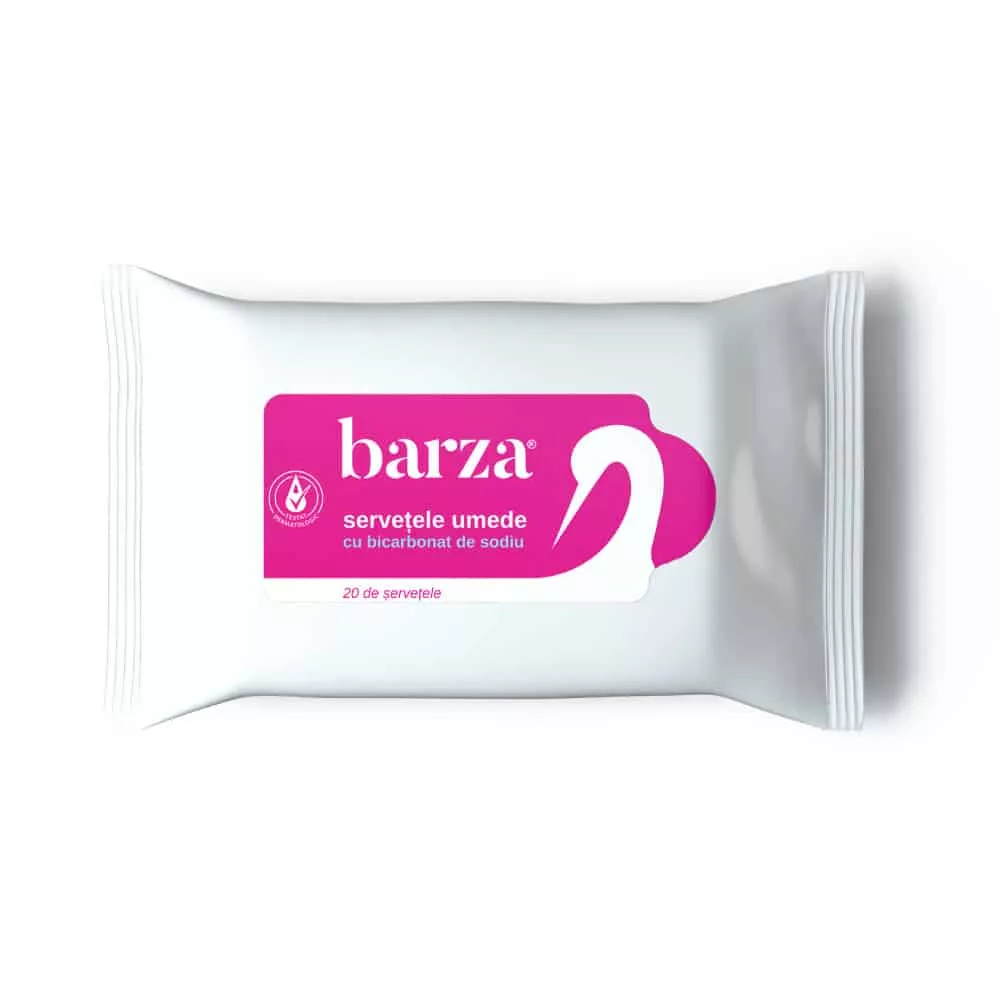 BARZA SERVETELE UMEDE CU BICARBONAT DE SODIU * 20 BUC, [],farmacom.ro