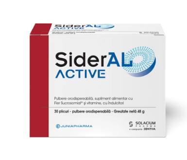SiderAl Active, 30 plicuri, Solacium Pharma, [],farmacom.ro