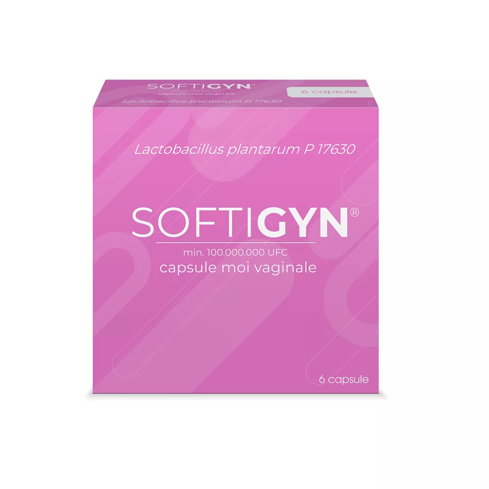 SOFTIGYN MIN. 100.000.000 UFC * 6 CAPSULE MOI VAGINALE, [],farmacom.ro