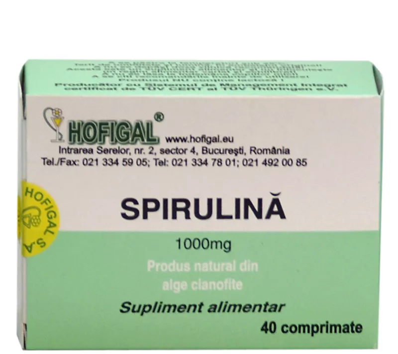 SPIRULINA 1000MG, [],farmacom.ro