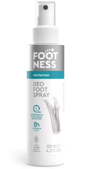 SPRAY DEZODORIZANT PENTRU PICIOARE * 125 ML FOOTNESS, [],farmacom.ro