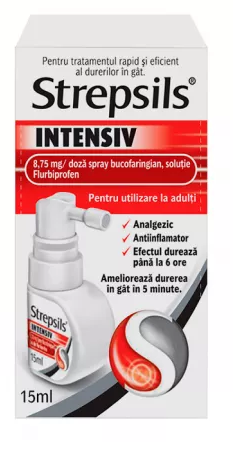 STREPSILS INTENSIV SPRAY CIRESE SI MENTA * 15 ML, [],farmacom.ro