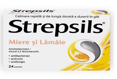 STREPSILS MIERE SI LAMAIE * 24 CPR, [],farmacom.ro