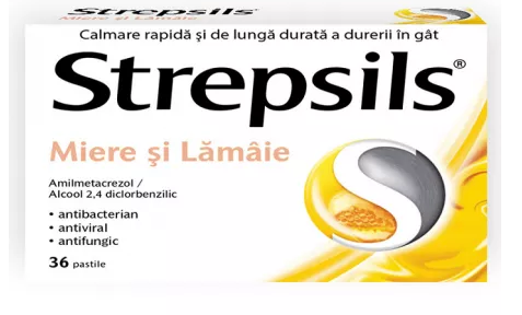 STREPSILS MIERE SI LAMAIE * 36 CPR, [],farmacom.ro