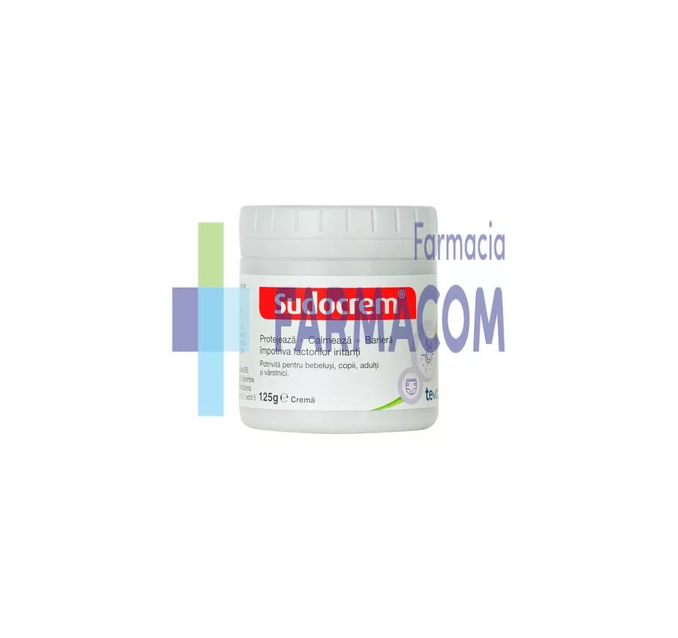 SUDOCREM CREMA ANTISEPTICA * 125 G, [],farmacom.ro
