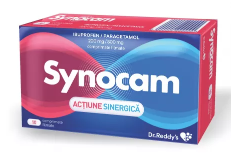 Synocam, 200 mg/500 mg, 10 comprimate, [],farmacom.ro