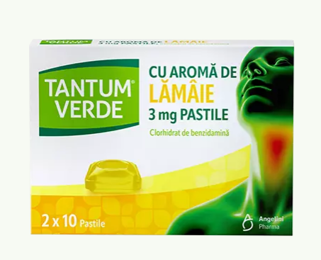 Tantum verde lamaie, 3 mg, 20 pastile, Angelini, [],farmacom.ro