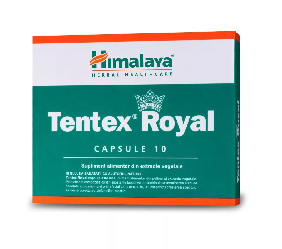 Tentex Royal, 10 capsule, Himalaya, [],farmacom.ro