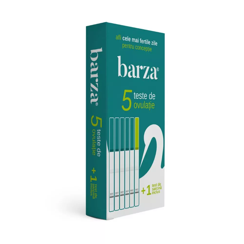 Test de ovulatie Barza, 5 bucati + 1 test de sarcina, [],farmacom.ro