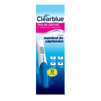 TEST SARCINA CU INDICAREA NR.DE SAPTAMANI CLEARBLUE * 1  BUC