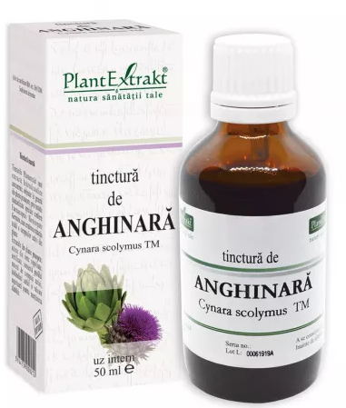 TINCTURA DE ANGHINARE * 50 ML PLANTEXTRAKT, [],farmacom.ro