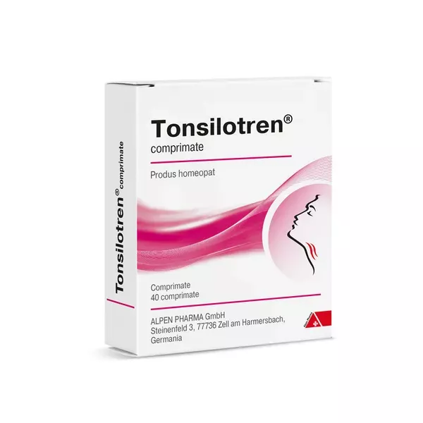 Tonsilotren, 40 comprimate, Dhu Germania, [],farmacom.ro