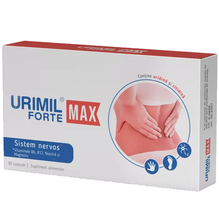 Urimil Forte Max, 30 capsule, Naturpharma, [],farmacom.ro