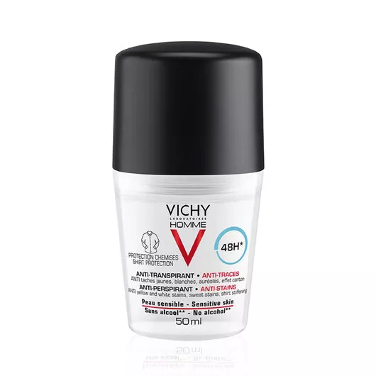 VICHY HOMME ROLL-ON EFECT ANTI-URME 48H * 50 ML 5750, [],farmacom.ro