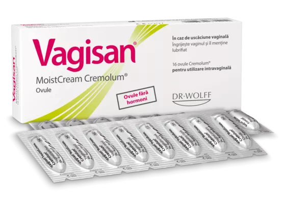 VAGISAN MOISTCREAM CREMOLUM * 16 OVULE, [],farmacom.ro