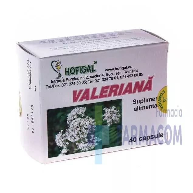 VALERIANA 40CPS, [],farmacom.ro