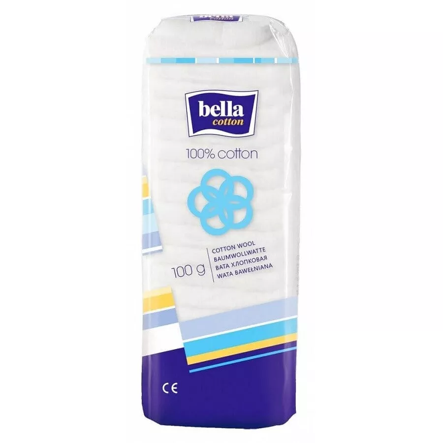Vata Bella, 100 g, 100% Bumbac, [],farmacom.ro