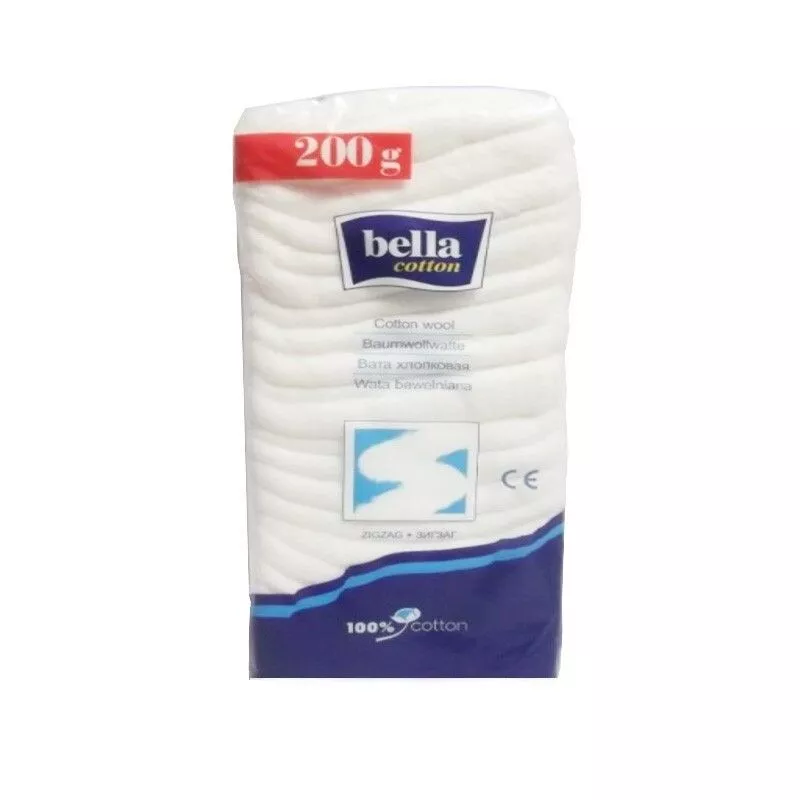 VATA BELLA * 200 GR 100% BUMBAC, [],farmacom.ro