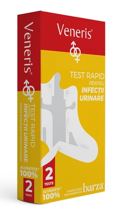 Test rapid infectii urinare unisex, 2 bucati, Veneris