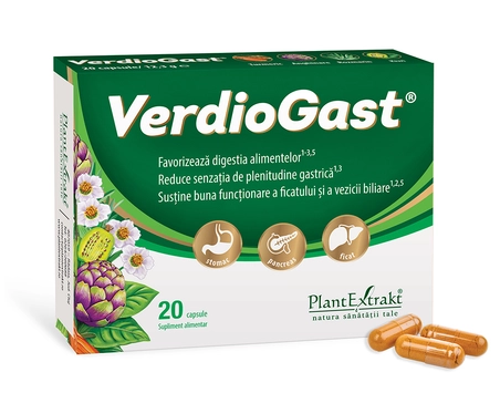 VERDIOGAST * 20 CPS, [],farmacom.ro