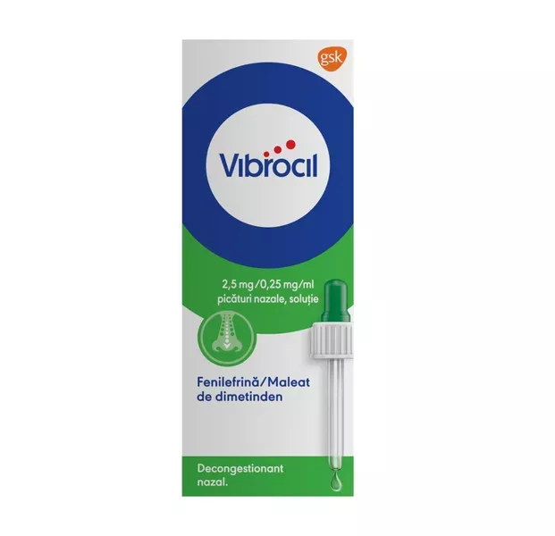 VIBROCIL SOLUTIE NAZALA * 15 ML GLAXO, [],farmacom.ro