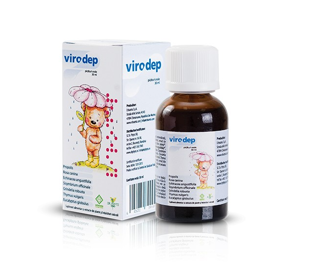 Virodep picaturi, 30 ml, Dr. Phyto, [],farmacom.ro
