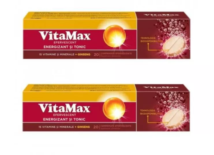 VITAMAX * 20 CPR EFF 1+1 GRATIS, [],farmacom.ro