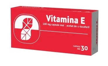 Vitamina E, 100 mg, 30 capsule, Biofarm, [],farmacom.ro
