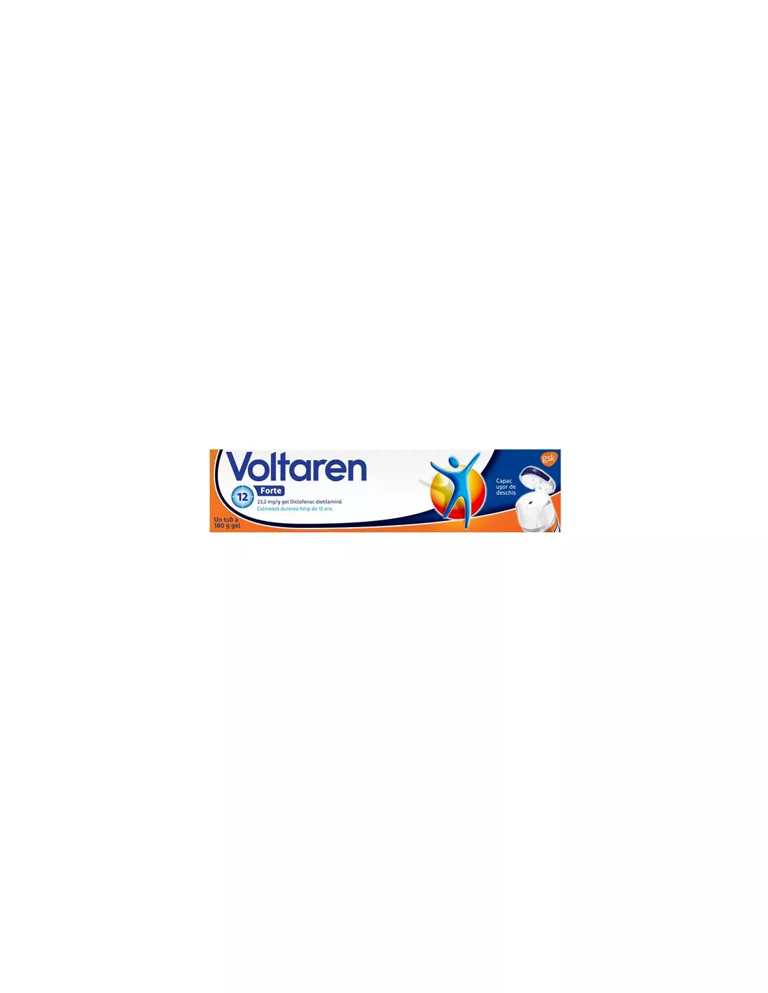 VOLTAREN FORTE 23.2 MG/G * 180 G GEL, [],farmacom.ro